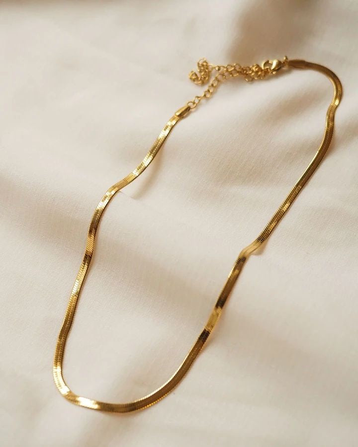 Snake Back Necklace
