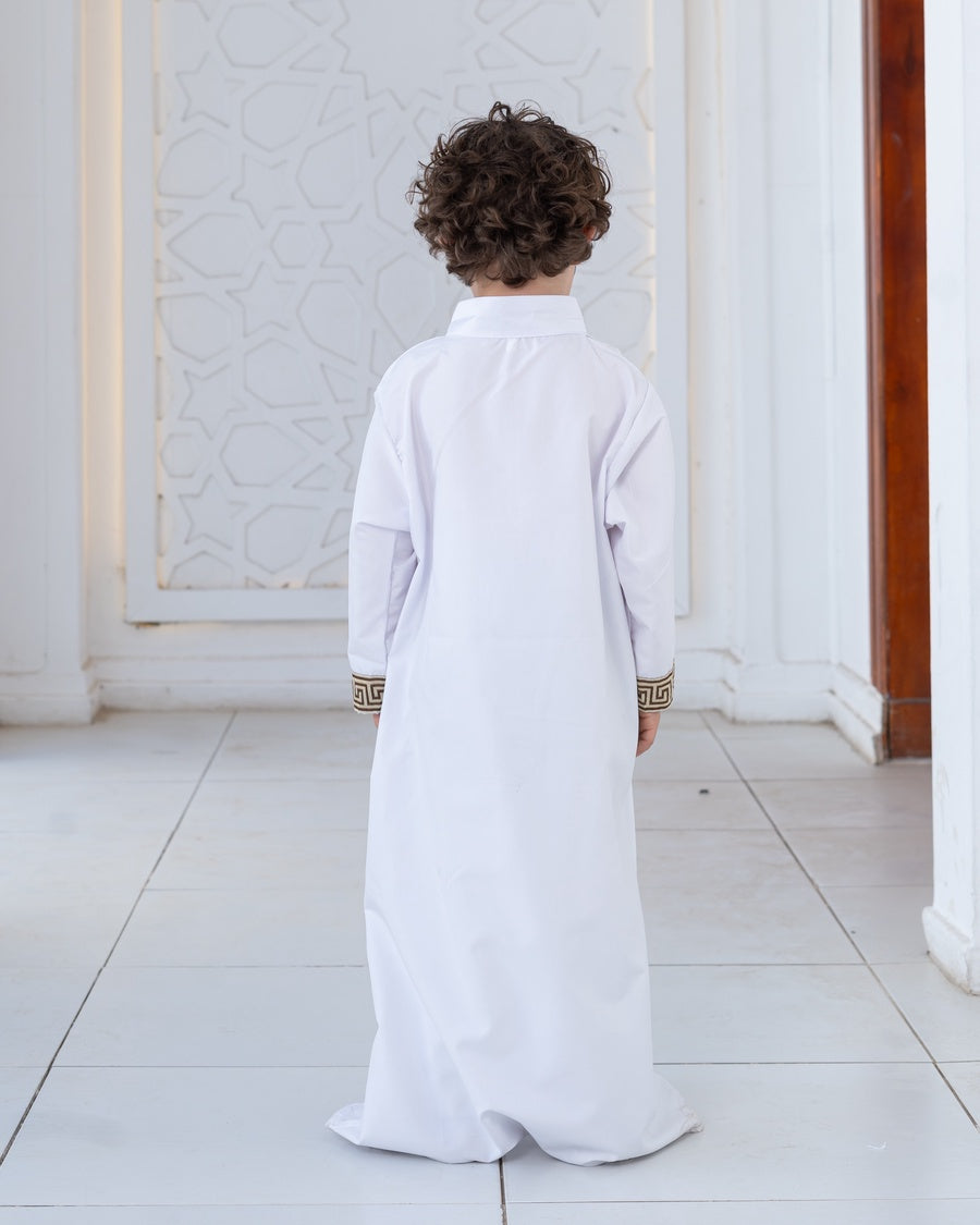 عبايه اطفالي ب ياقه