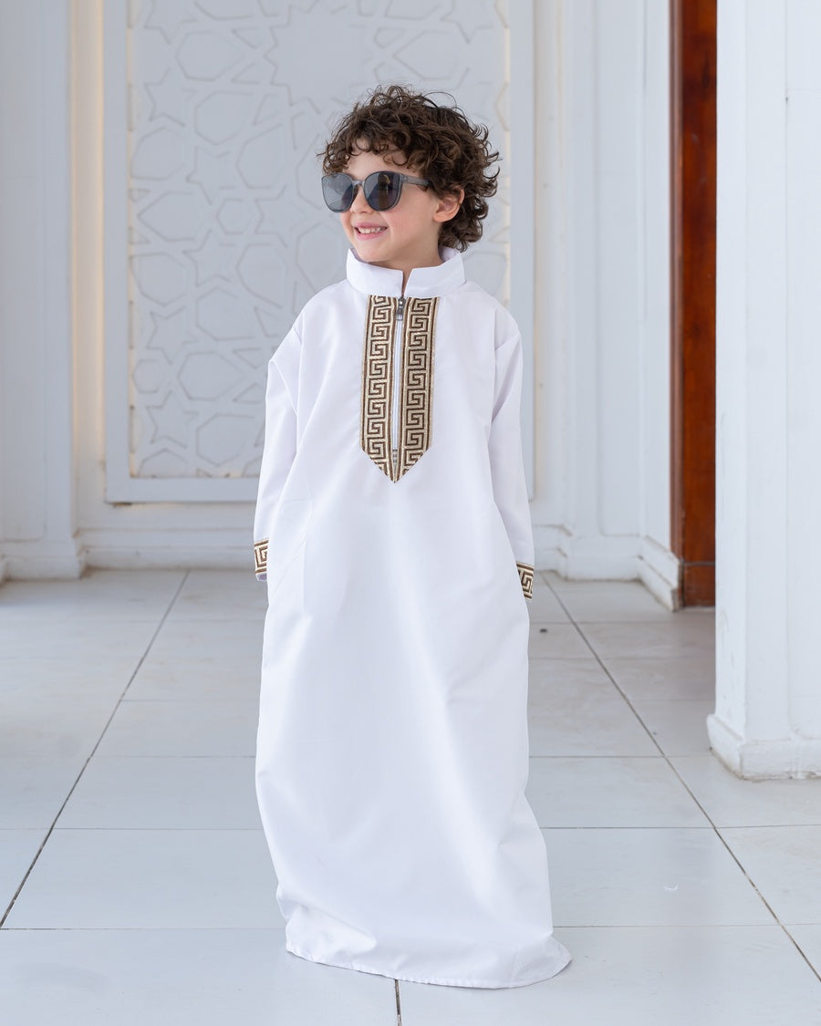 عبايه اطفالي ب ياقه