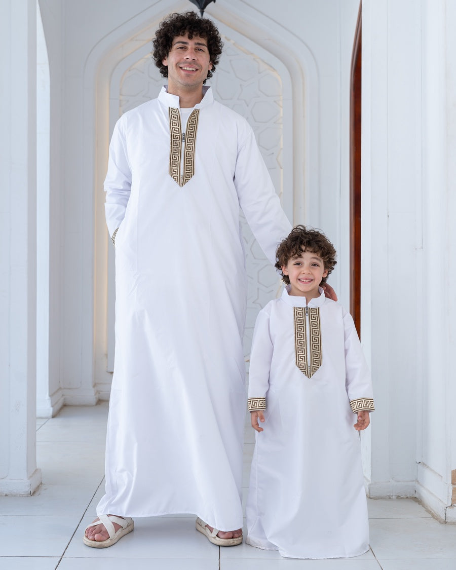 عبايه رجالي ب ياقه