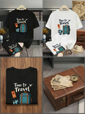 Time to travel T-shirt (مخزن 110)