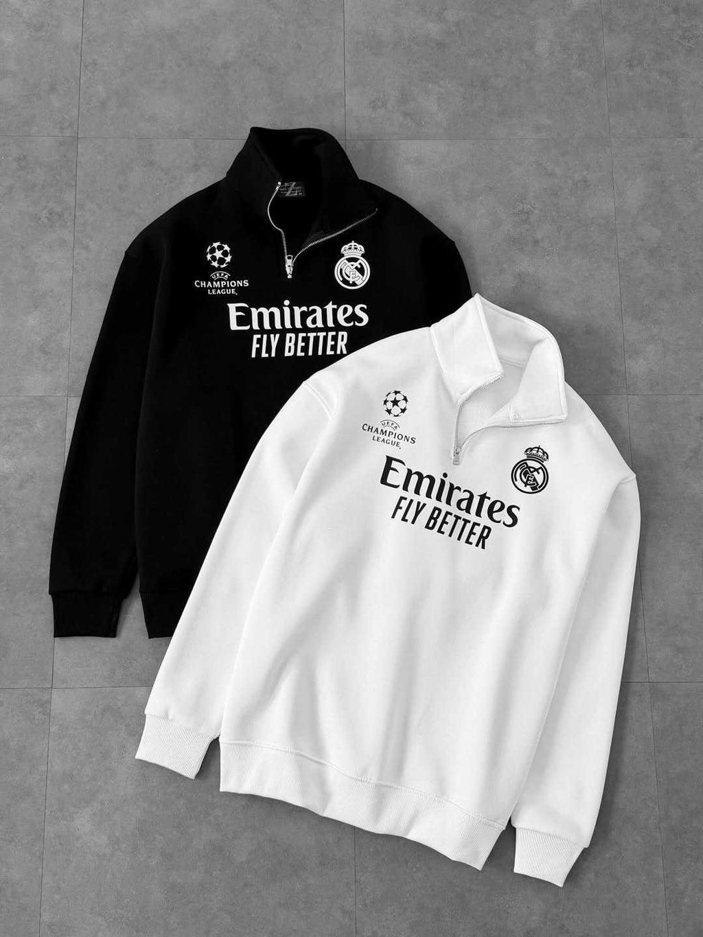 quarter zipper Real Madrid (مخزن Y7)
