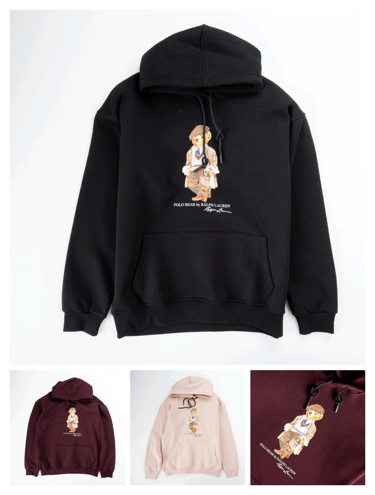 Hoodie Polo bear co1 (مخزن303)