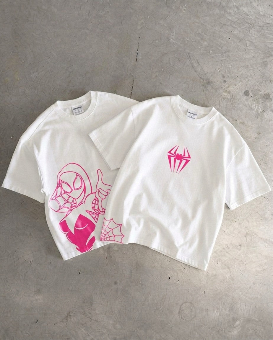 تيشرت انترلوك  Unisex SPIDERMAN  كود Raf15 ( مخزنf19)