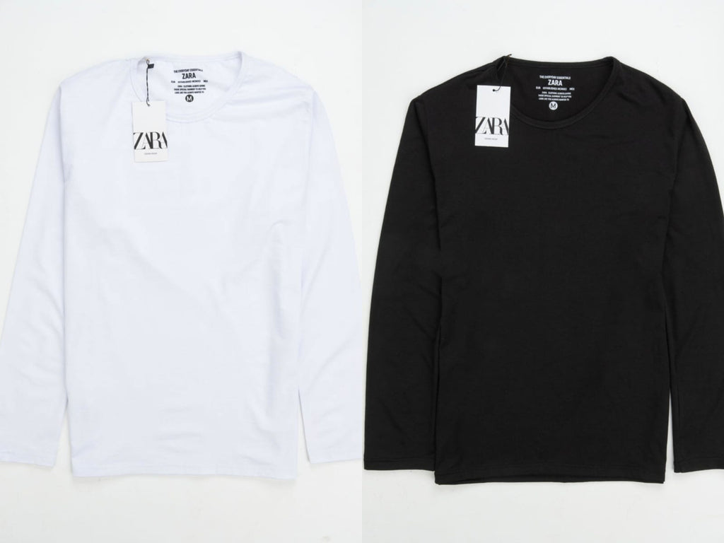 Zara shirt for men NP05 كم باندل قطعتين  (مخزن 23)