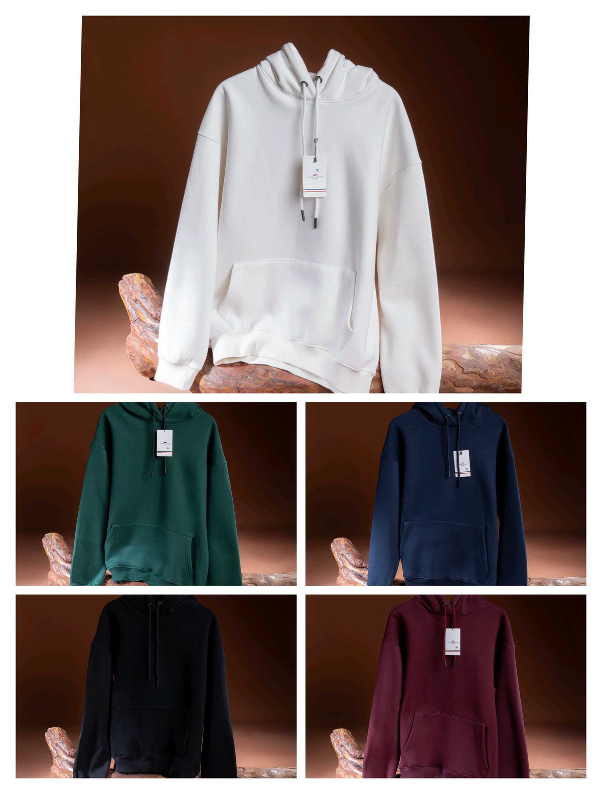 Hoodie CO4 ساده قطن (مخزن303)