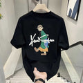 تيشرت Kaws Strew خامه أنترلوك قطن صافي (مخزنPU1)