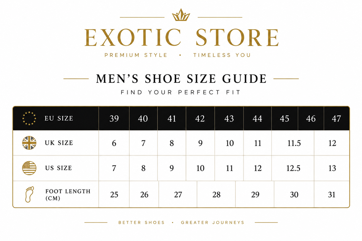 Sizing chart
