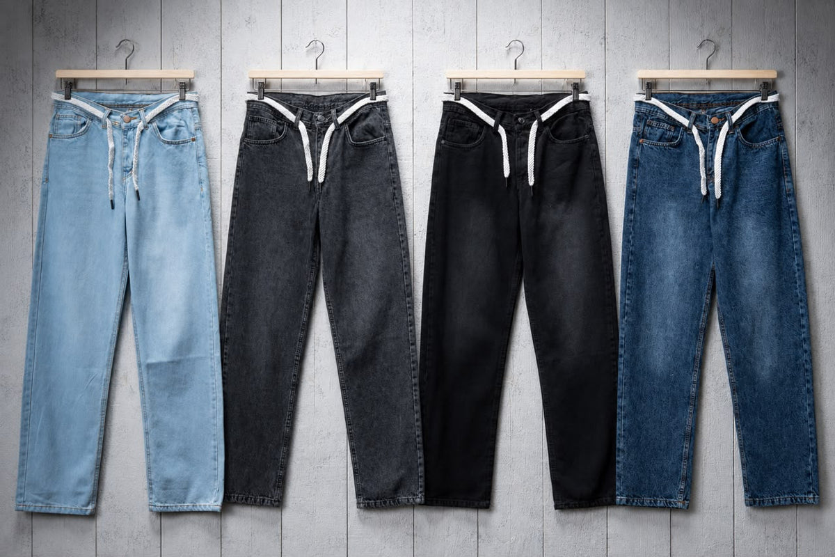 Wide Leg jeans FV01 ( مخزن 122 )